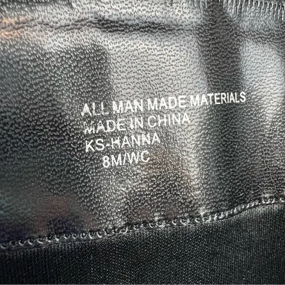 Karen Scott Hanna Chain Dress Boots 8M/WC Black $80