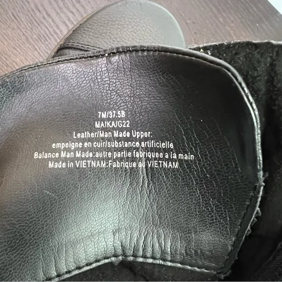 Karl Lagerfeld black rhinestone boots.  Size: 7 M.  #008