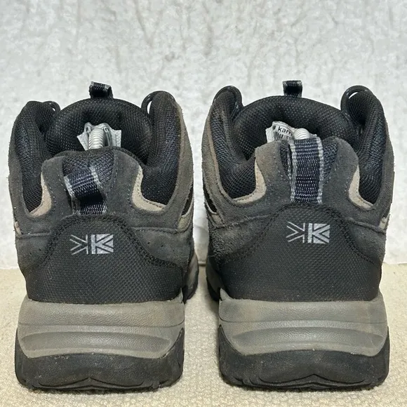 Karrimor Mens Blue Mount Mid Top Waterproof Suede Hiking Boots Shoes SZ US 9.5