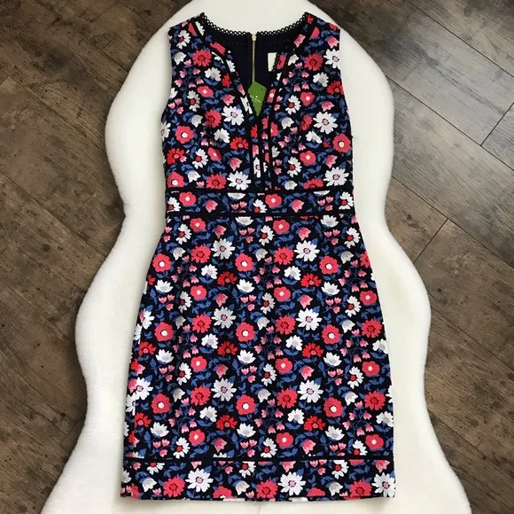 Kate Spade Daisy Jacquard Sheath Dress Size 4