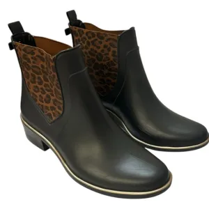 Kate Spade Domina Leopard Chelsea Ankle Boots