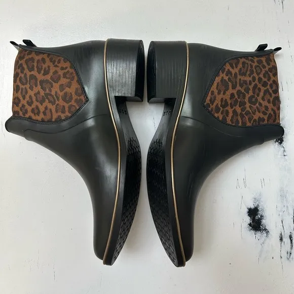 Kate Spade Domina Leopard Chelsea Ankle Boots