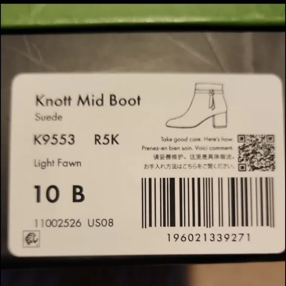 Kate Spade Tan Ankle Boots with Strap Detail and Moderate Heel