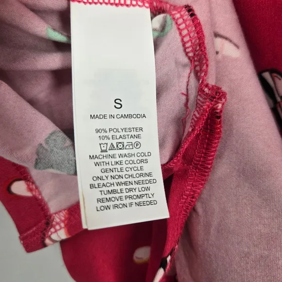 KATE SPADE Women's Cropped 2-Piece Pajama Set in Party Shoes – Size Small NWT