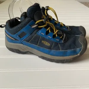 Keen | Boy's Targhee Sport Outdoor Hiking Shoes Size 4 Yellow Blue