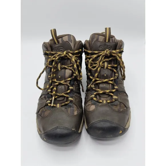 Keen Koven Camo Boots Mens 9.5 Camo Leather Mesh Waterproof Trail Keendry
