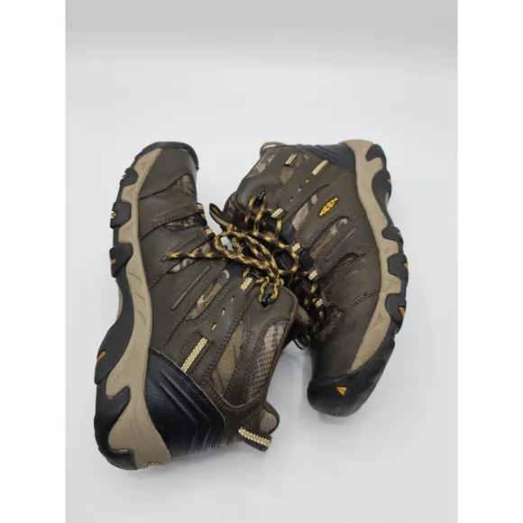 Keen Koven Camo Boots Mens 9.5 Camo Leather Mesh Waterproof Trail Keendry
