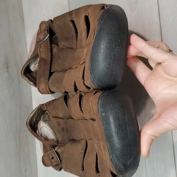 Keen Mens Leather Newport Leather Outdoor Hiking sandals shoes sz 15