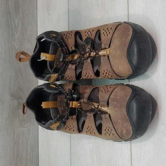 Keen Mens Outdoor Hiking Leather Sneakers shoes sz 13