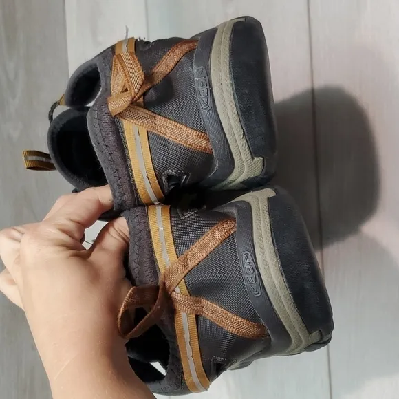 Keen Mens Outdoor Hiking Leather Sneakers shoes sz 13