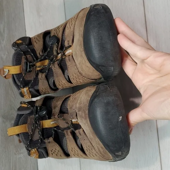 Keen Mens Outdoor Hiking Leather Sneakers shoes sz 13