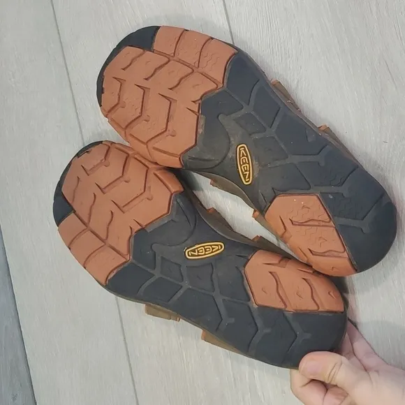Keen Mens Outdoor Shitake Bombay Hiking Comfort Leather Sandals shoes sz 11.5