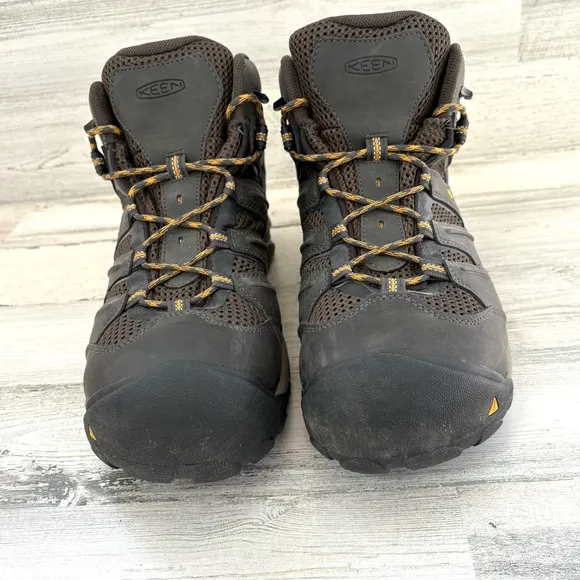 Keen Men’s Size 14D Lansing Mid Steel Toe Mid Lace Up Boots Waterproof