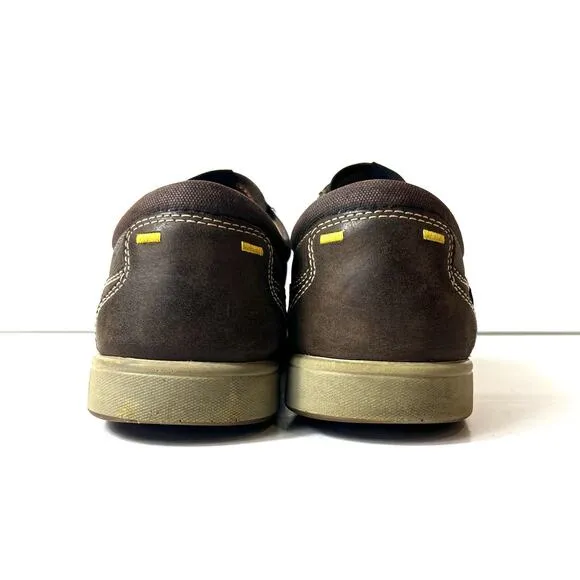 Keen Mens Sz 11 Comfort Casual Brown Leather Oxford Toggle Closure Everyday Shoe