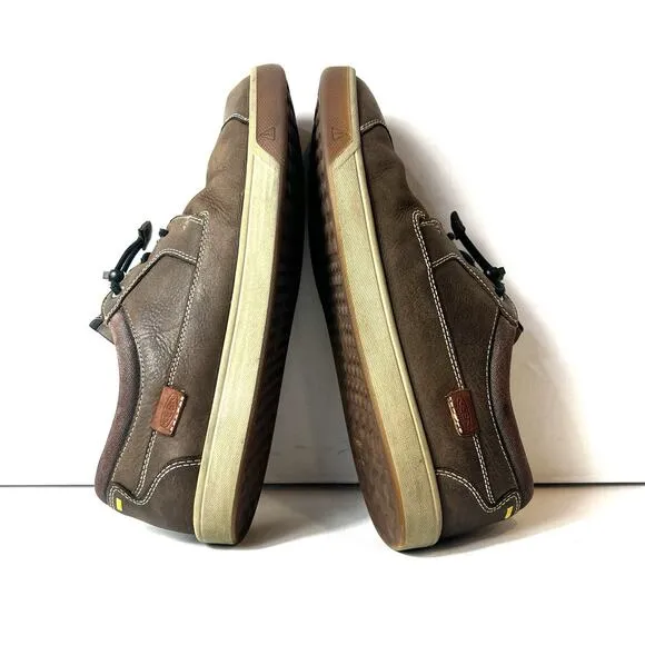 Keen Mens Sz 11 Comfort Casual Brown Leather Oxford Toggle Closure Everyday Shoe
