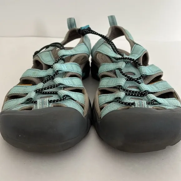 Keen Seafoam Blue Waterproof Sandals Outdoor Hiking Water Shoes Women’s Size 8.5