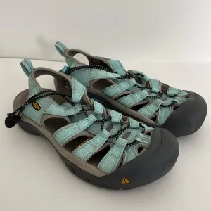 Keen Seafoam Blue Waterproof Sandals Outdoor Hiking Water Shoes Women’s Size 8.5