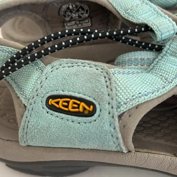 Keen Seafoam Blue Waterproof Sandals Outdoor Hiking Water Shoes Women’s Size 8.5