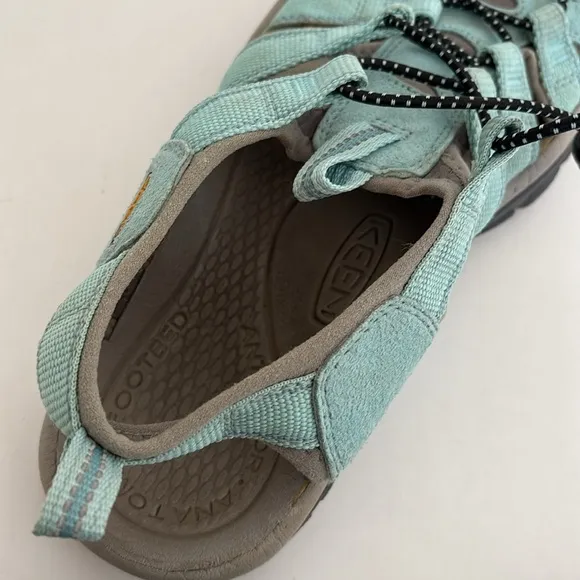 Keen Seafoam Blue Waterproof Sandals Outdoor Hiking Water Shoes Women’s Size 8.5