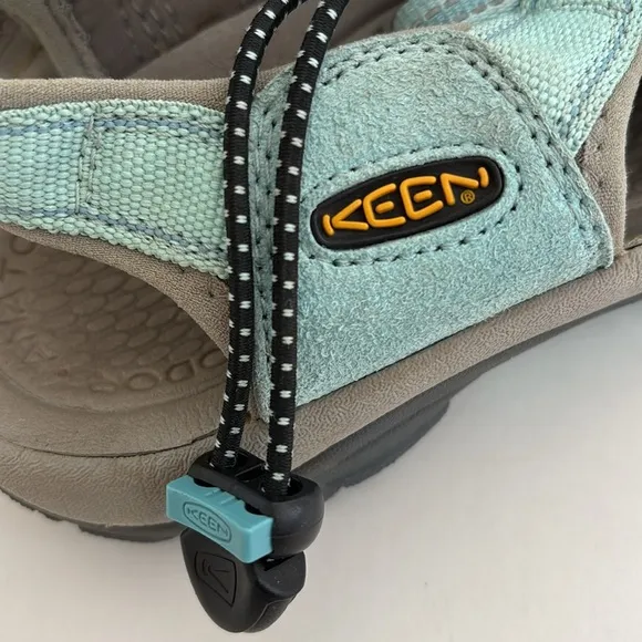 Keen Seafoam Blue Waterproof Sandals Outdoor Hiking Water Shoes Women’s Size 8.5