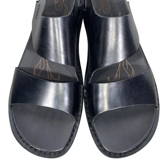 Keen SOFIA 2 STRAP Sandals black Leather women’s 11 minimalist essential casual