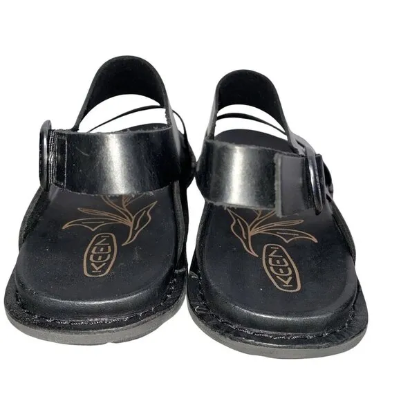 Keen SOFIA 2 STRAP Sandals black Leather women’s 11 minimalist essential casual