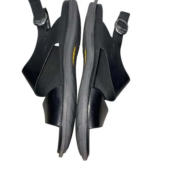 Keen SOFIA 2 STRAP Sandals black Leather women’s 11 minimalist essential casual
