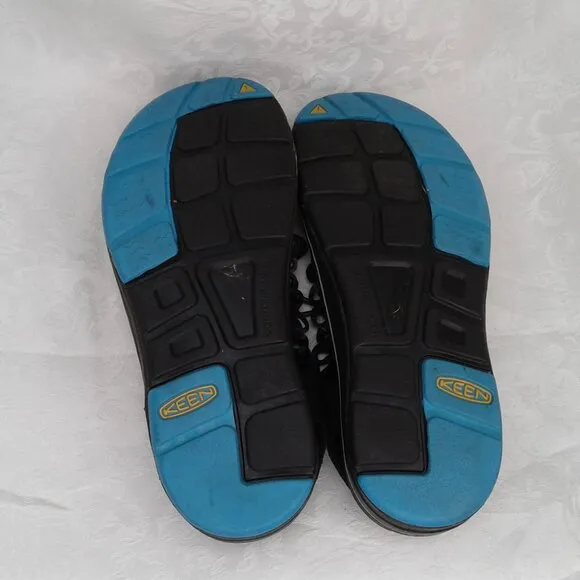 KEEN UNEEK Black Blue Paracord Outdoor Sport Sandals Braided EU 41: US 9.5W/8M