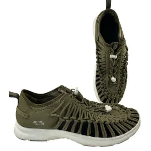 Keen Uneek Sneakers Mens 11.5 Shoes Green Hiking Water Sports Outdoor Bungee