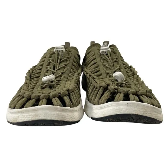 Keen Uneek Sneakers Mens 11.5 Shoes Green Hiking Water Sports Outdoor Bungee