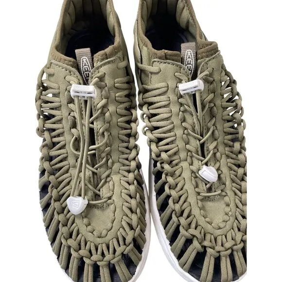 Keen Uneek Sneakers Mens 11.5 Shoes Green Hiking Water Sports Outdoor Bungee