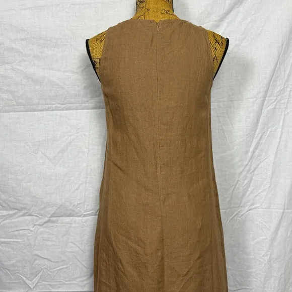 Kenar Linen Maxi Dress Sleeveless Casual Summer Dress Sz 8 Minimalist Lagom