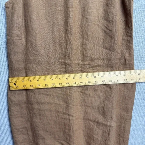 Kenar Linen Maxi Dress Sleeveless Casual Summer Dress Sz 8 Minimalist Lagom