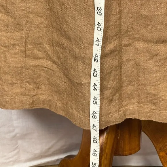 Kenar Linen Maxi Dress Sleeveless Casual Summer Dress Sz 8 Minimalist Lagom
