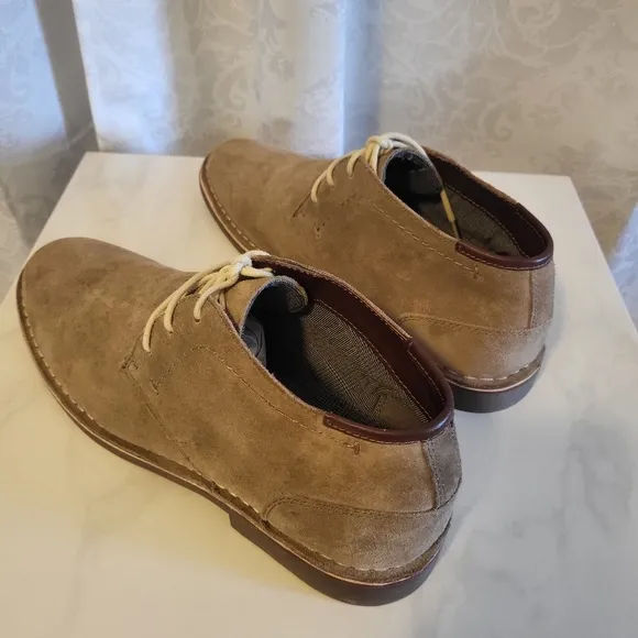 Kenneth Cloe Reaction Men's Suede Ankle Chukka Boots, Size 11.5m Comfortable