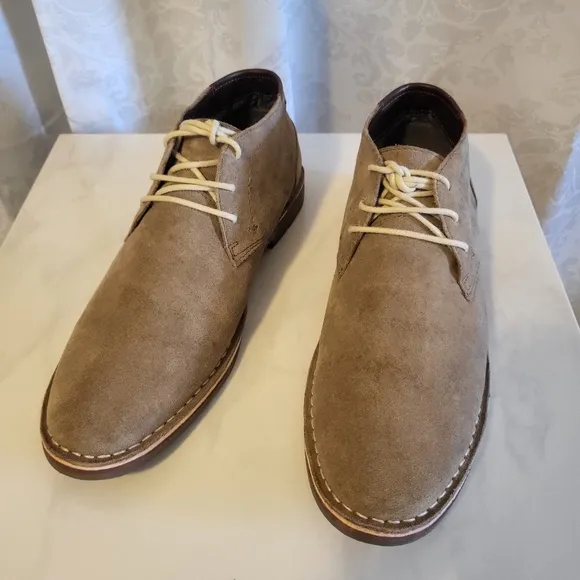 Kenneth Cloe Reaction Men's Suede Ankle Chukka Boots, Size 11.5m Comfortable