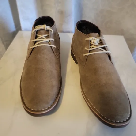 Kenneth Cloe Reaction Men's Suede Ankle Chukka Boots, Size 11.5m Comfortable