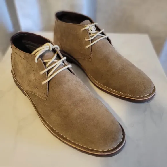 Kenneth Cloe Reaction Men's Suede Ankle Chukka Boots, Size 11.5m Comfortable