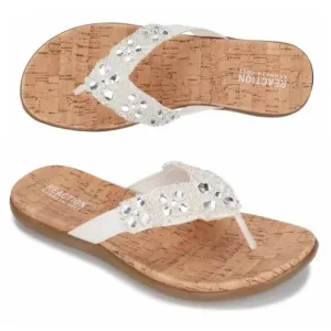 Kenneth Cole Jewel GlamAthon Flip Flop Sandal NIB