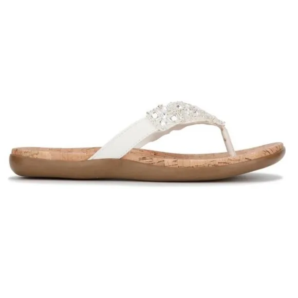 Kenneth Cole Jewel GlamAthon Flip Flop Sandal NIB