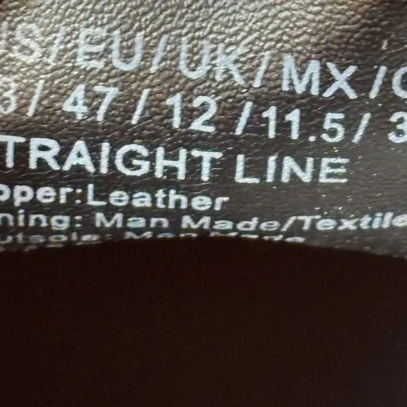 Kenneth Cole New York Straight Line Men's Leather Black Dress Shoes 13