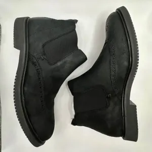 Kenneth Cole Two 2 Tango Black Leather Ankle Boots NEW IN BOX - size Men’s US12