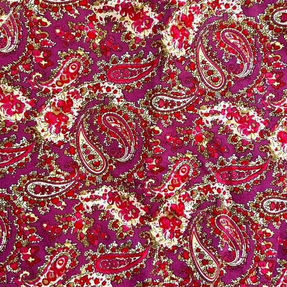 Kenzo kids purple paisley dress