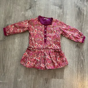 Kenzo kids purple paisley dress