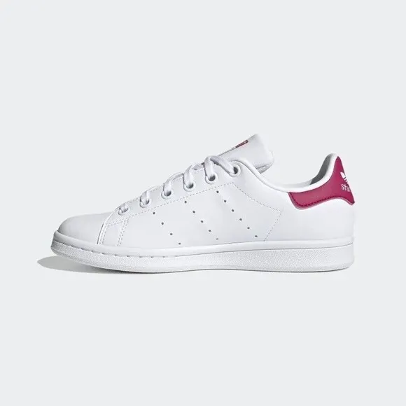 KID'S Adidas Originals Stan Smith J White Bold Pink FX7522