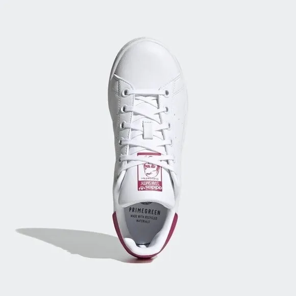 KID'S Adidas Originals Stan Smith J White Bold Pink FX7522
