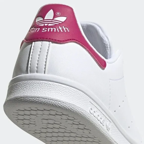 KID'S Adidas Originals Stan Smith J White Bold Pink FX7522