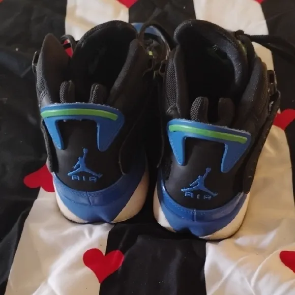 Kids Blue and Black Athletic Shoes