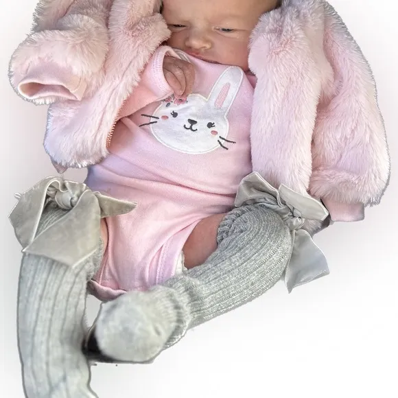 Kids cable knit velvet bow over the knee crawling thigh high socks otk baby