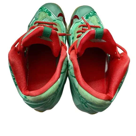 Kids Green and Red Athletic Shoes